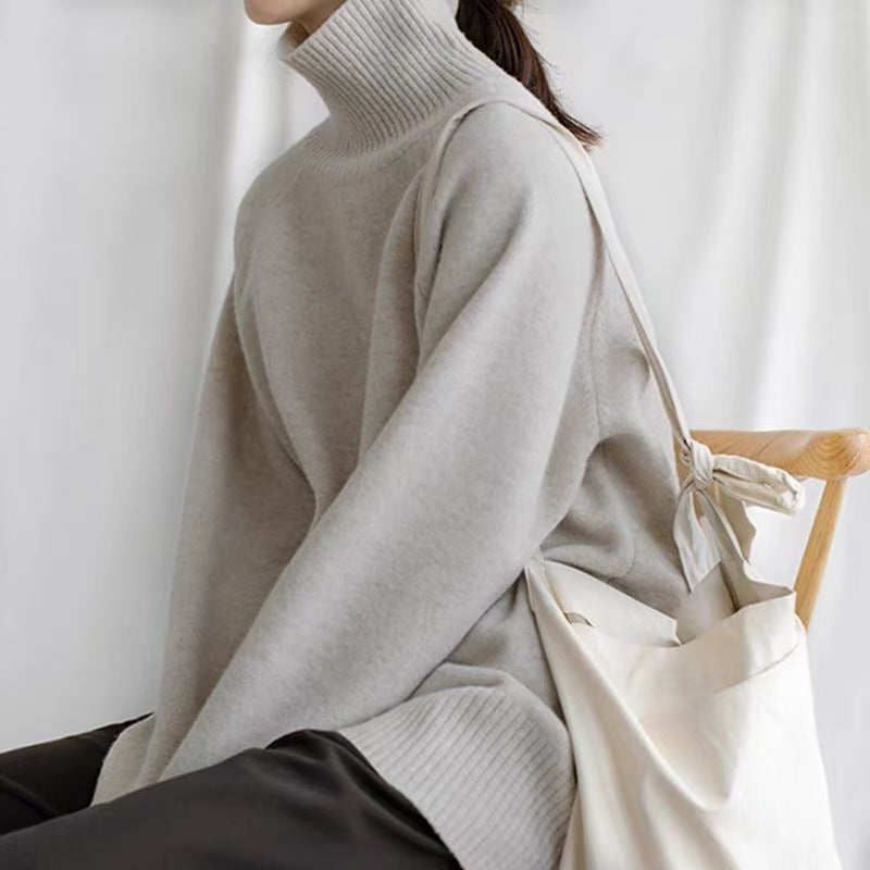 Sereni™ – Woman Soft Thick Turtleneck Pullover
