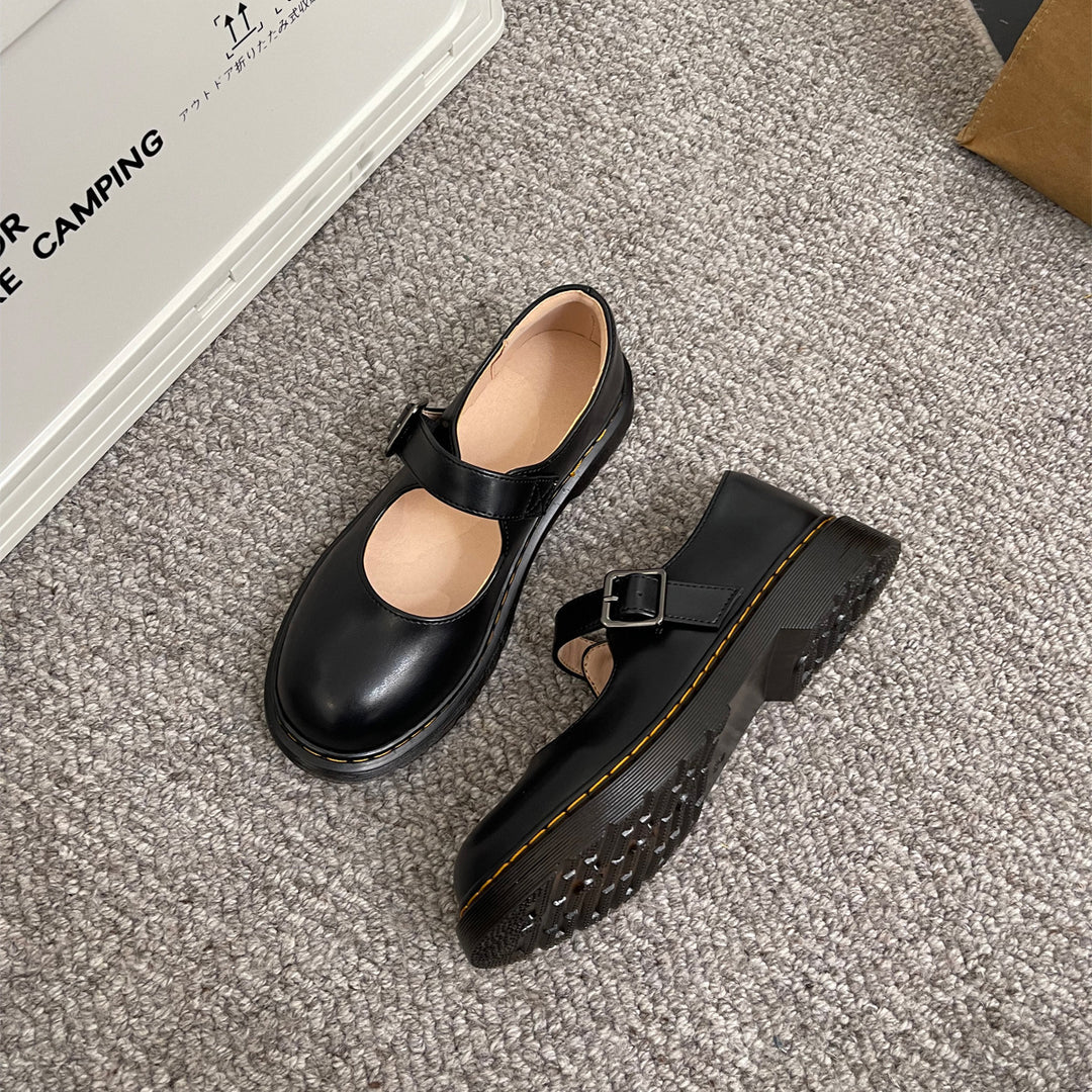 Elora™ – Vintage Strap Leather Mary Jane