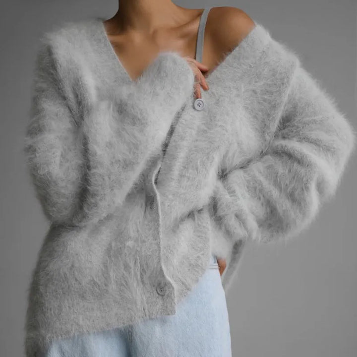 Serave™ – Women’s Loose V-Neck Cardigan