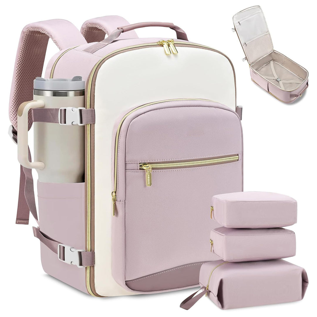 GusionPack™ – Carry-On Luggage Set with 3 Organizer Pouches