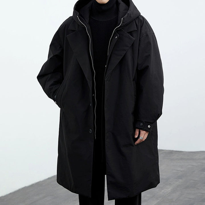 TwinWeave™ – Modern Hooded Two-Piece Style Coat For Men