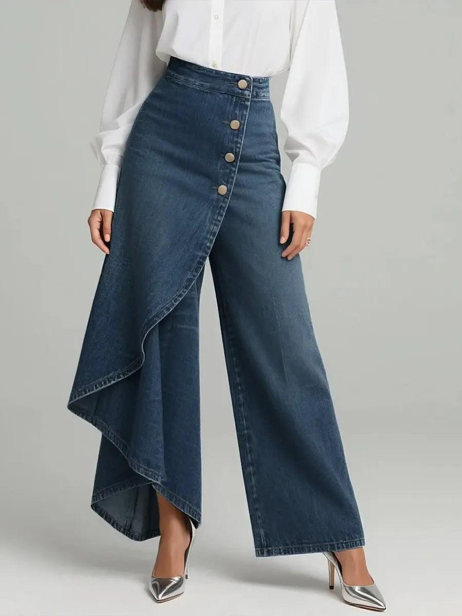 VeloraPrint™ – Stylish Denim Woman Pants