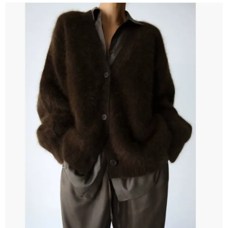 Serave™ – Women’s Loose V-Neck Cardigan