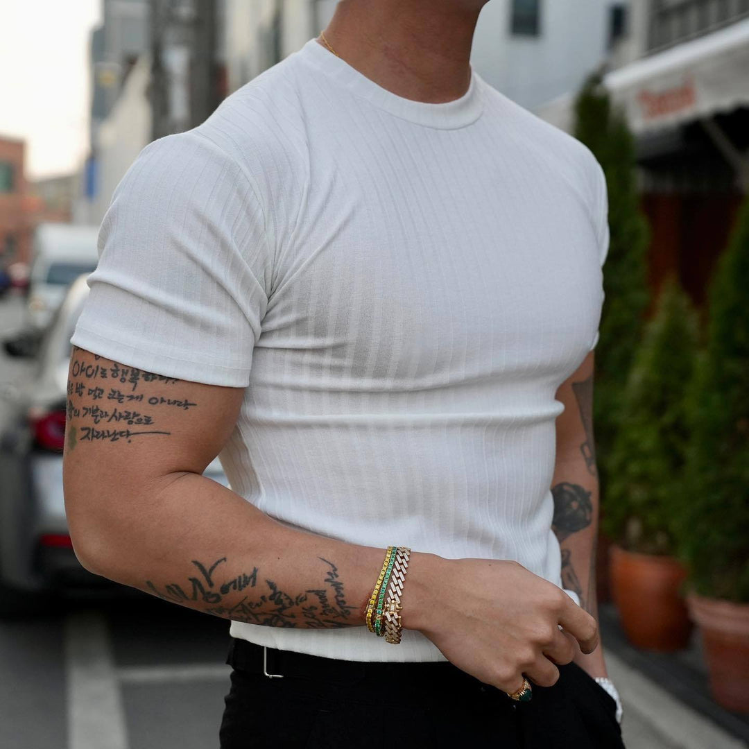 Nero™ – Stretch-Fit Round Neck Tee