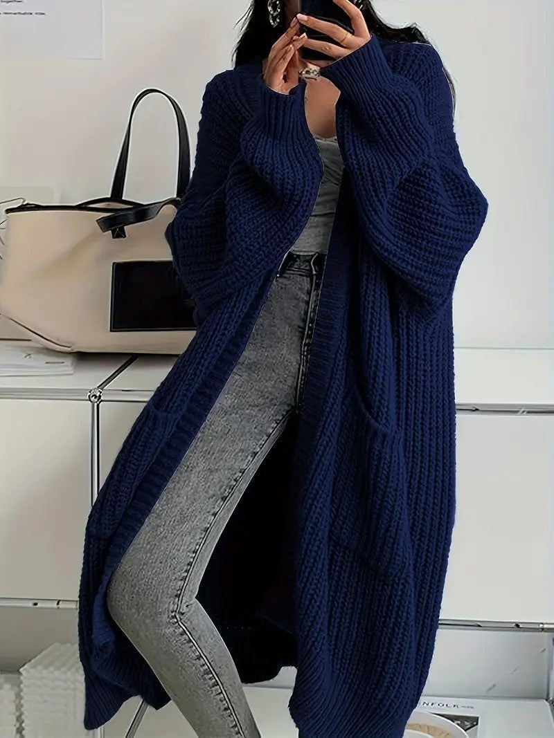 Wynora™ – Woman soft oversized sweater coat