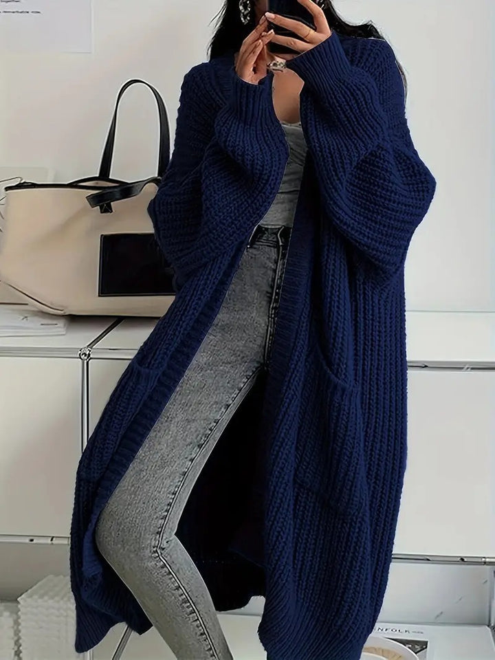 Wynora™ – Woman soft oversized sweater coat