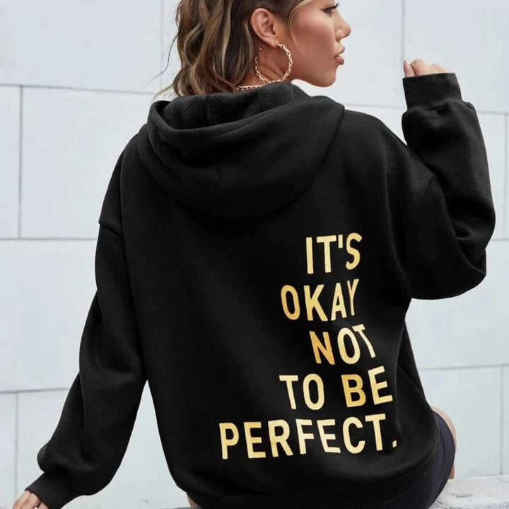 Allegra™ – rainbow font casual sweatshirt