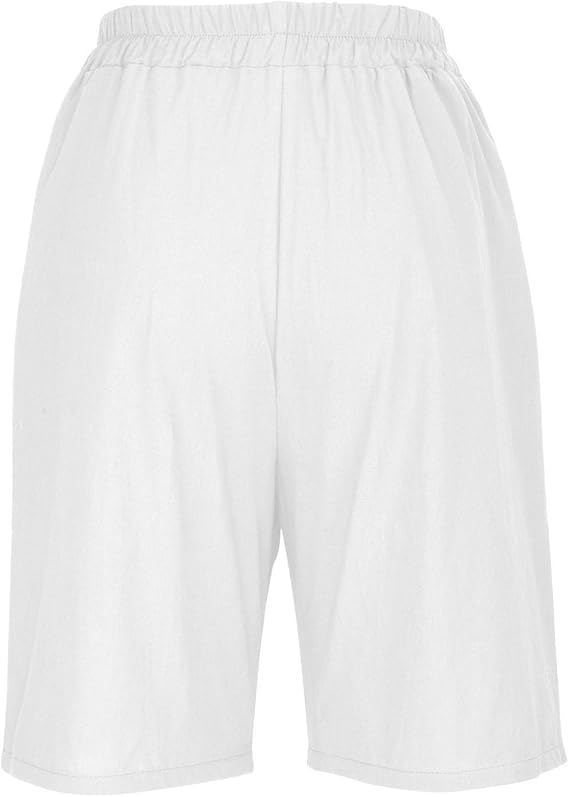 Aurelia™ – Linen Luxe High-Waist Shorts