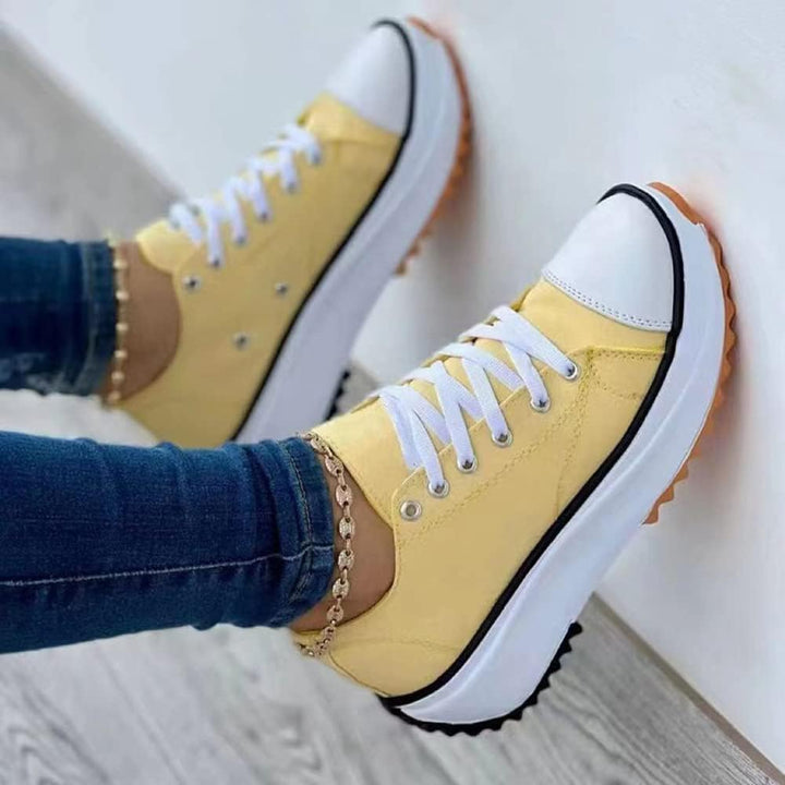 Aloria™ – Canvas Lift Sneakers