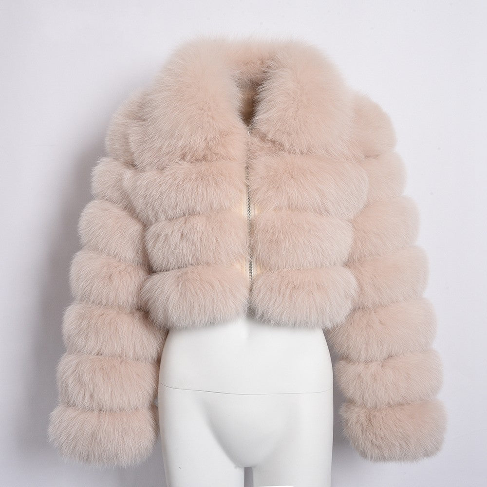 Fiorenze™ | Luxe Real Fox Fur Winter Coat