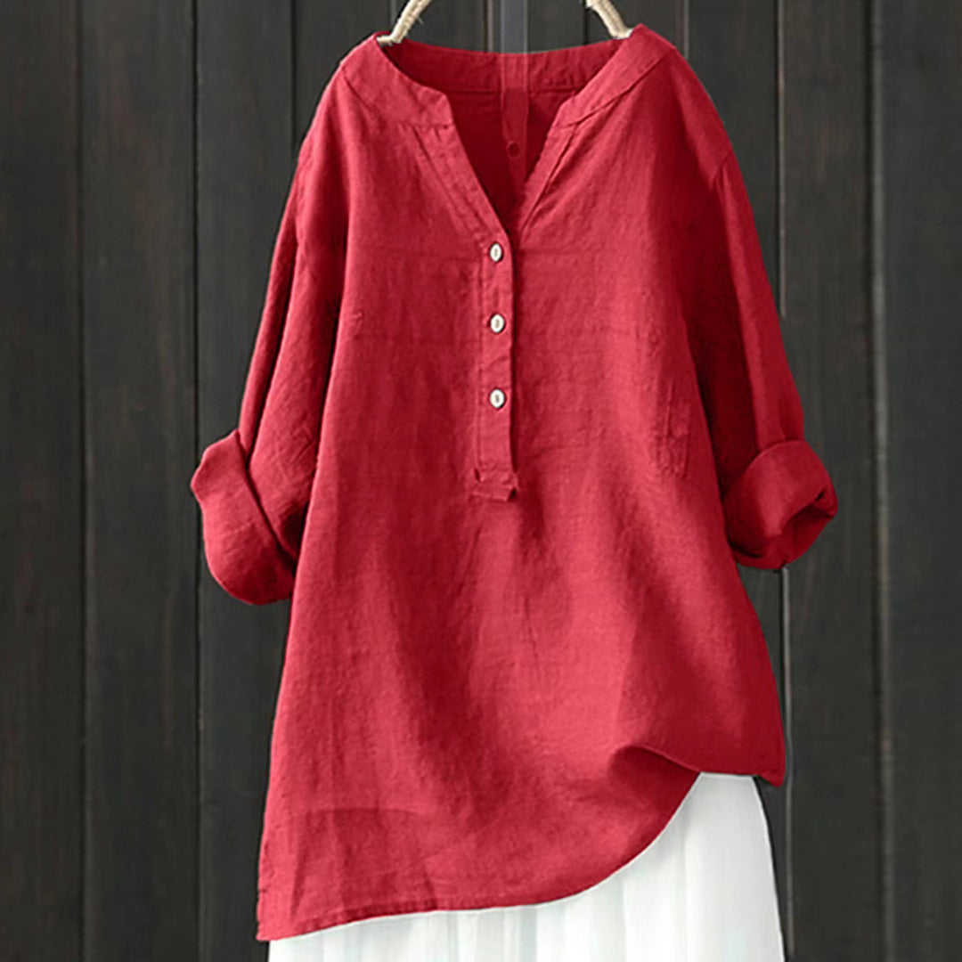 Alorin™ – Breezy Mandarin Blouse