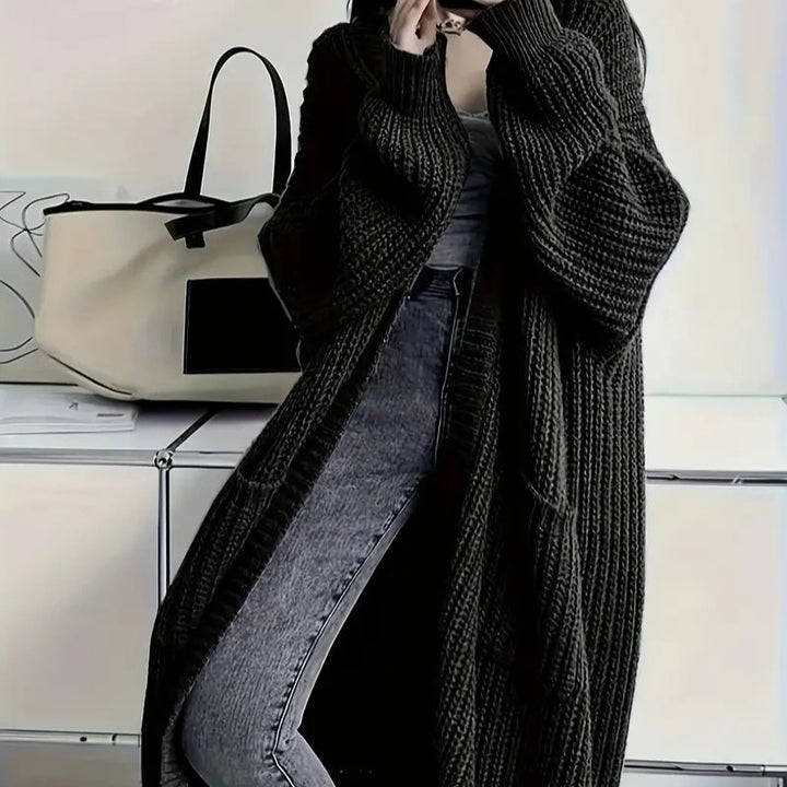 Wynora™ – Woman soft oversized sweater coat