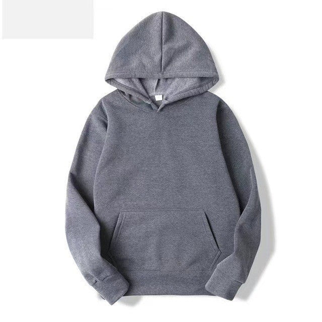LuxeVita™ Solid Color Pullover Hoodie – Men & Women
