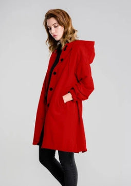 WindGlide™ – Woman Mid-Length Loose Windbreaker Jacket