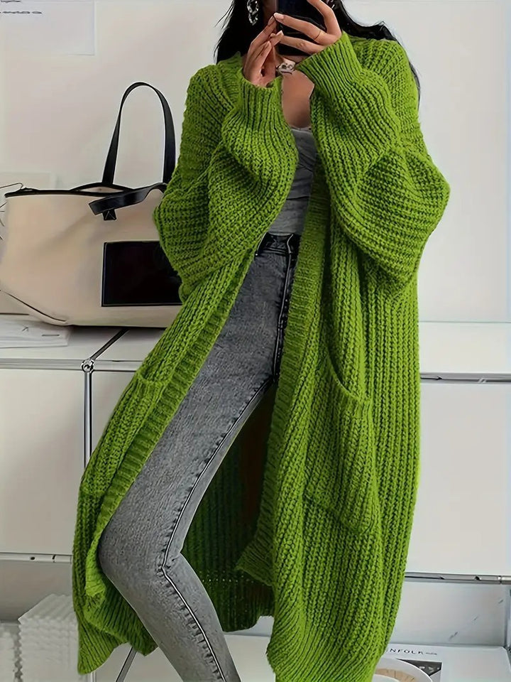 Wynora™ – Woman soft oversized sweater coat