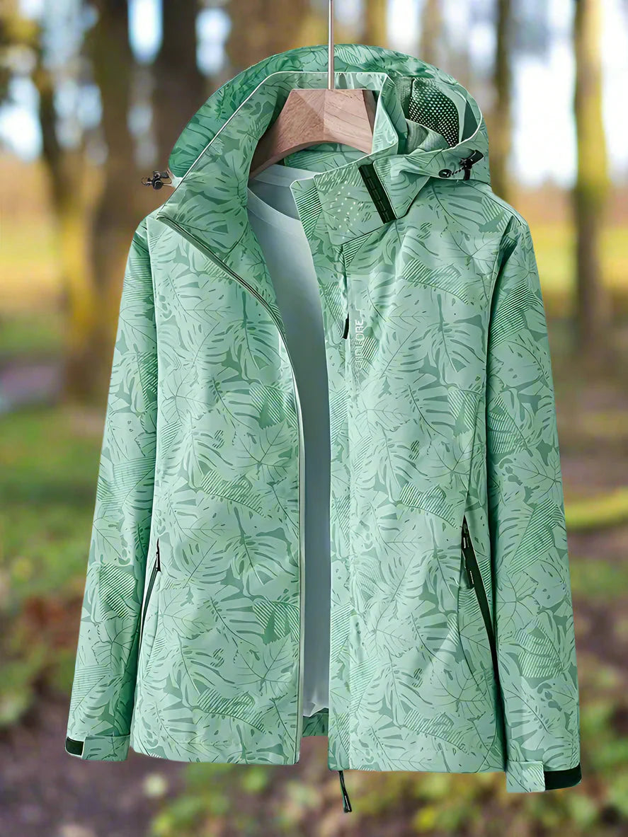 AquaStride™ – Unisex Printed Outdoor Rain Shell