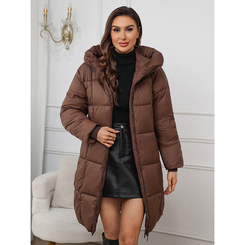 Delyssa™ – Women’s Plus Hooded Winter Coat