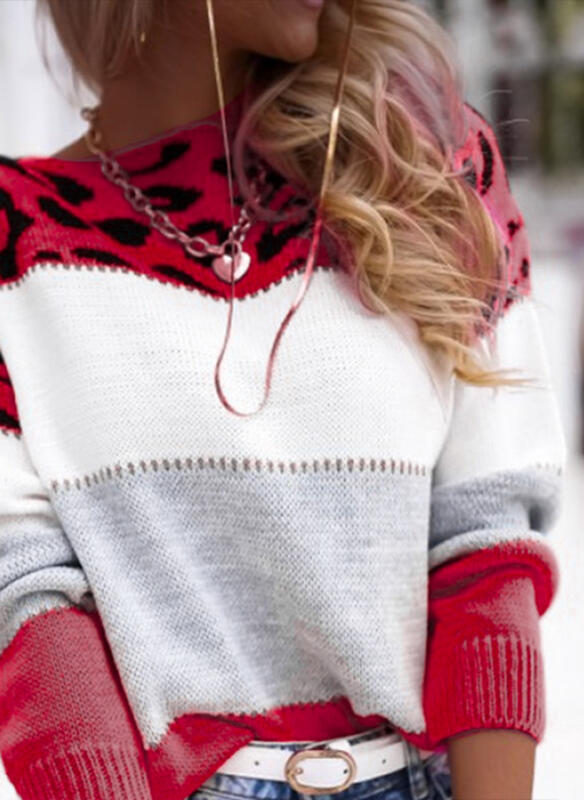 Carmelle™ – Wild Block Knit Top