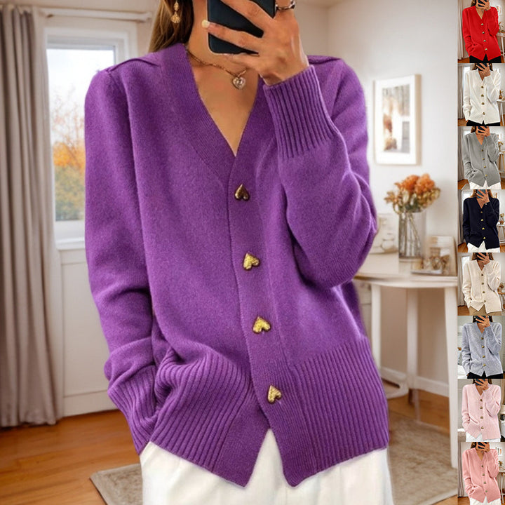 Marcelline™ – Cozy Love Button Sweater