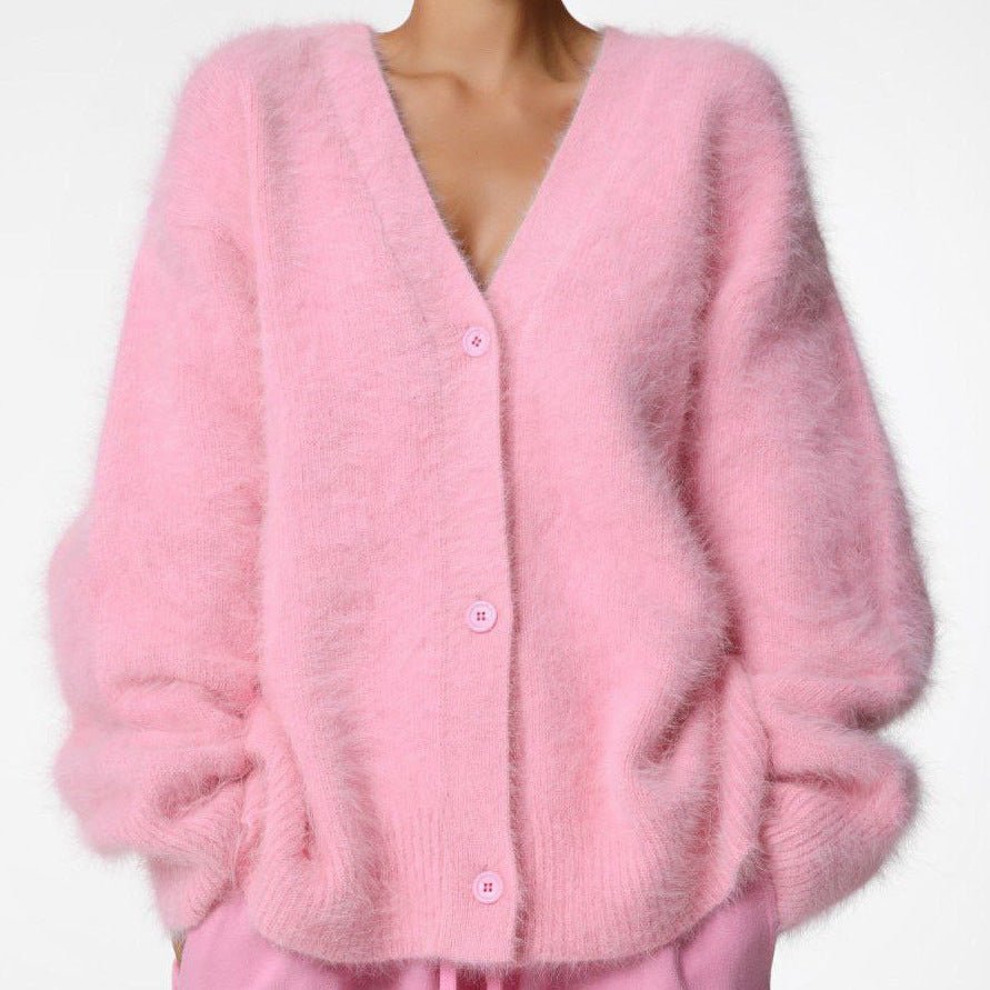 Serave™ – Women’s Loose V-Neck Cardigan