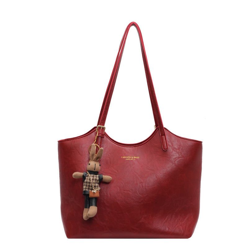 Caleris™ Artisan Waxed Leather Tote – Women’s Handbag