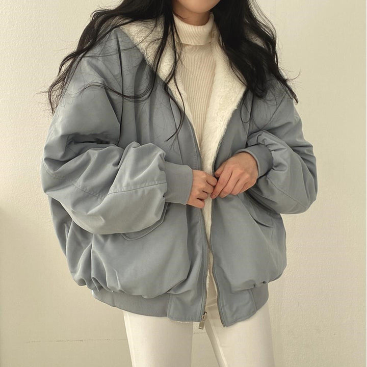 DualWarm™ – Reversible Thickened Cotton Coat