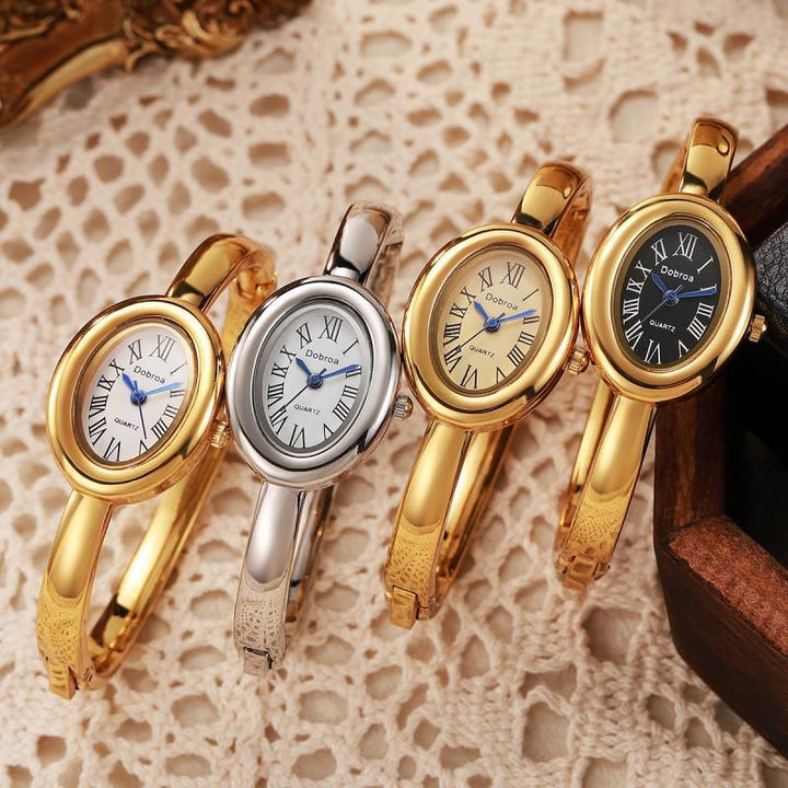 LuxeOra™ – Elegant Oval Women’s Watch