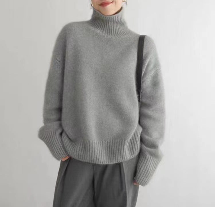 Sereni™ – Woman Soft Thick Turtleneck Pullover