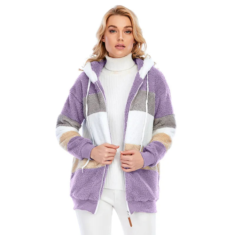 Avelora™ – Women’s Fleece Zip Cardigan