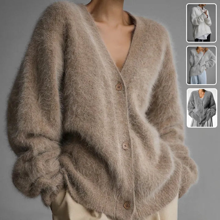 Serave™ – Women’s Loose V-Neck Cardigan