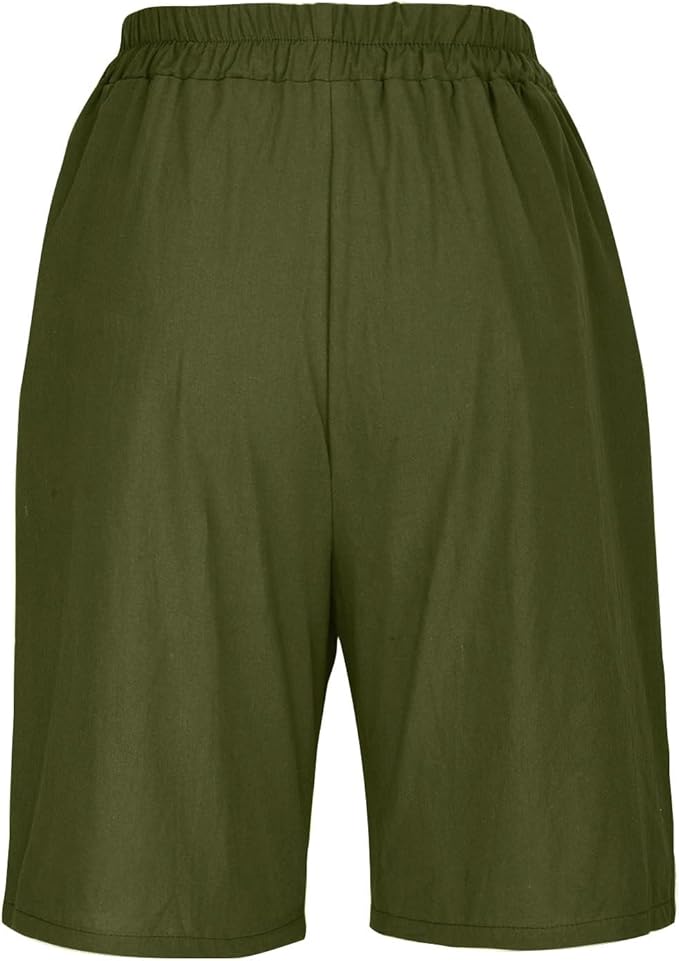 Aurelia™ – Linen Luxe High-Waist Shorts