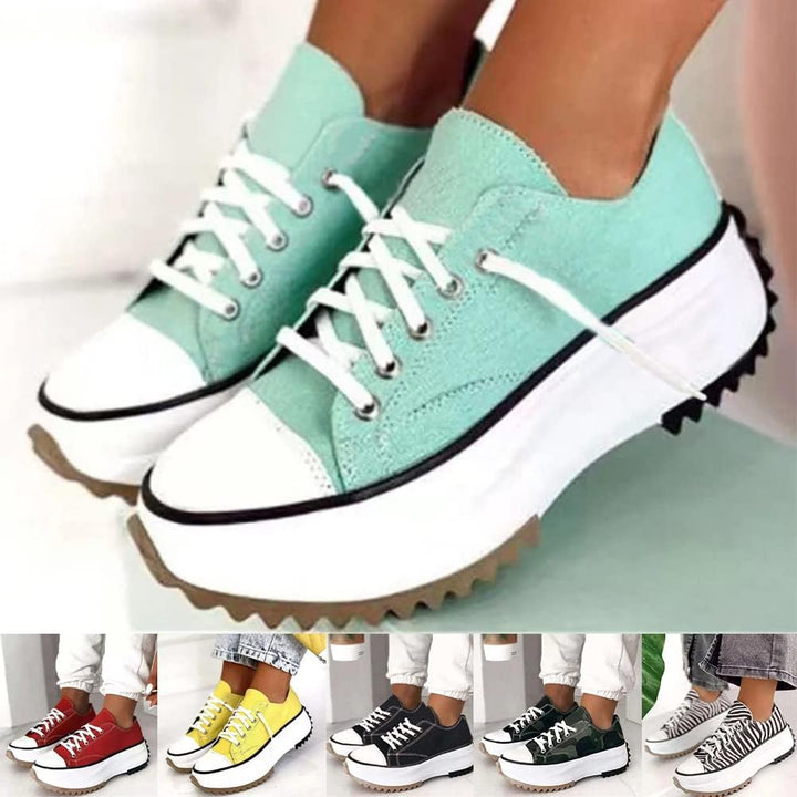 Aloria™ – Canvas Lift Sneakers