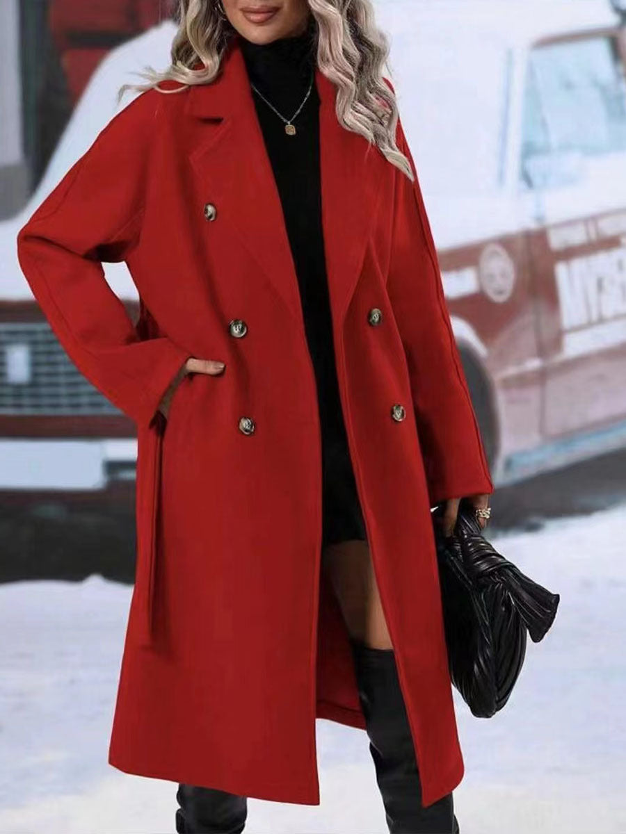 Marvelle™ – Woman Sleek Longline Trench Coat