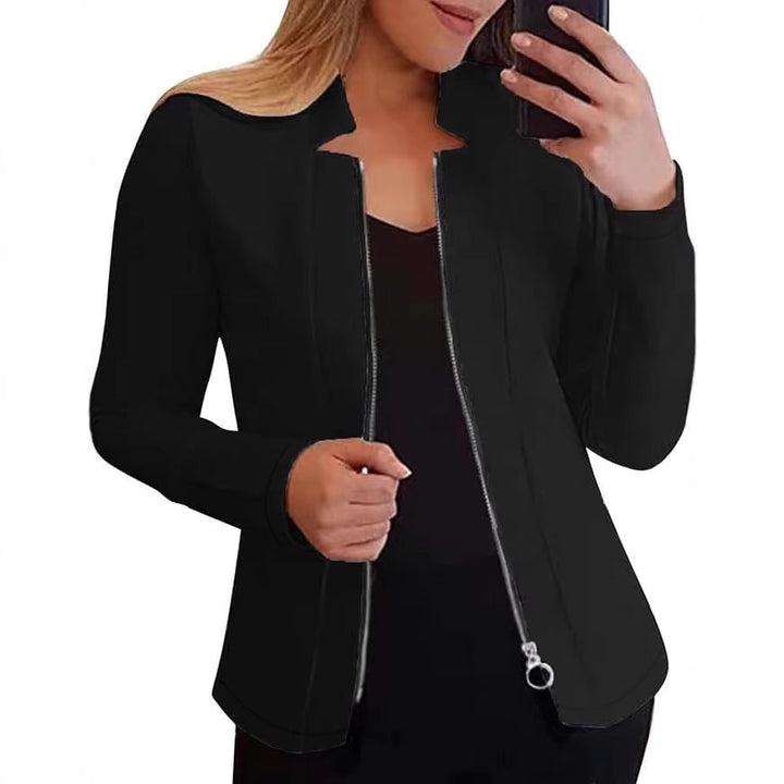 Zephea™ – Women Sleek Zipper Suit Jacket