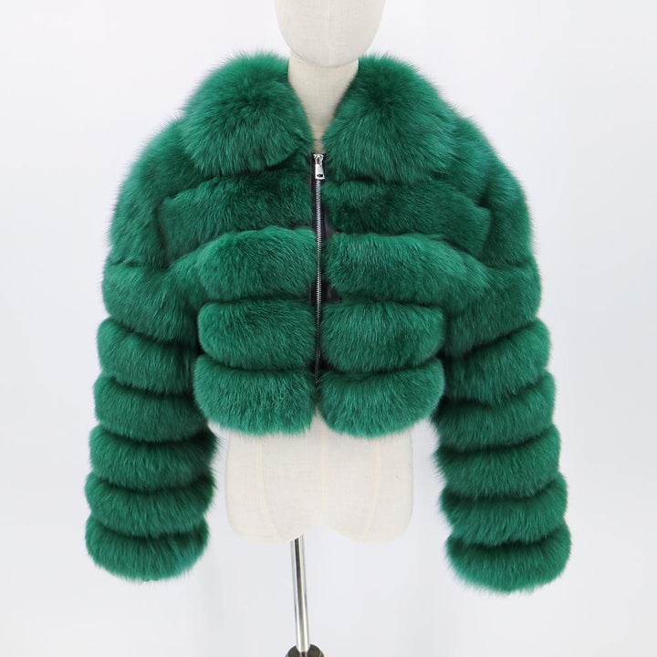 Fiorenze™ | Luxe Real Fox Fur Winter Coat