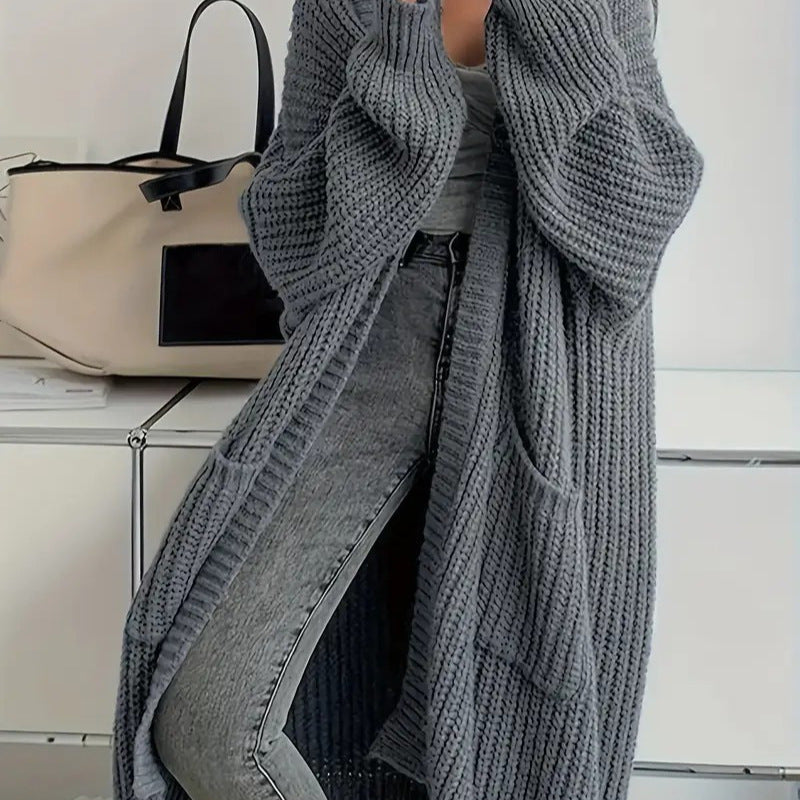 Wynora™ – Woman soft oversized sweater coat