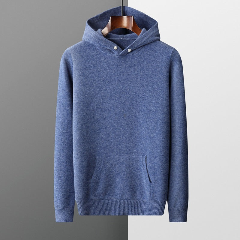Kelvor™ – Textured Knit Hoodie