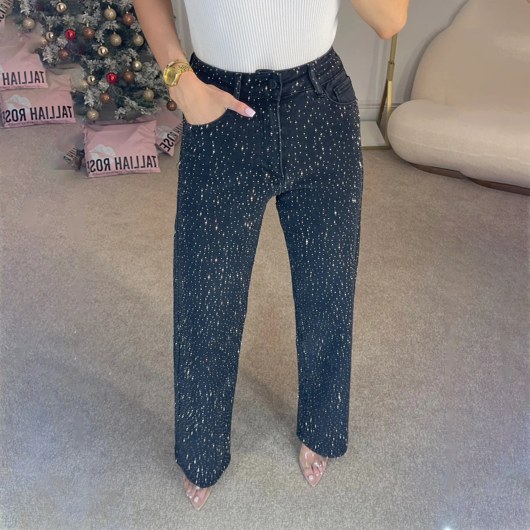 BlueWave™ – Versatile High Waist Denim Pants for Women