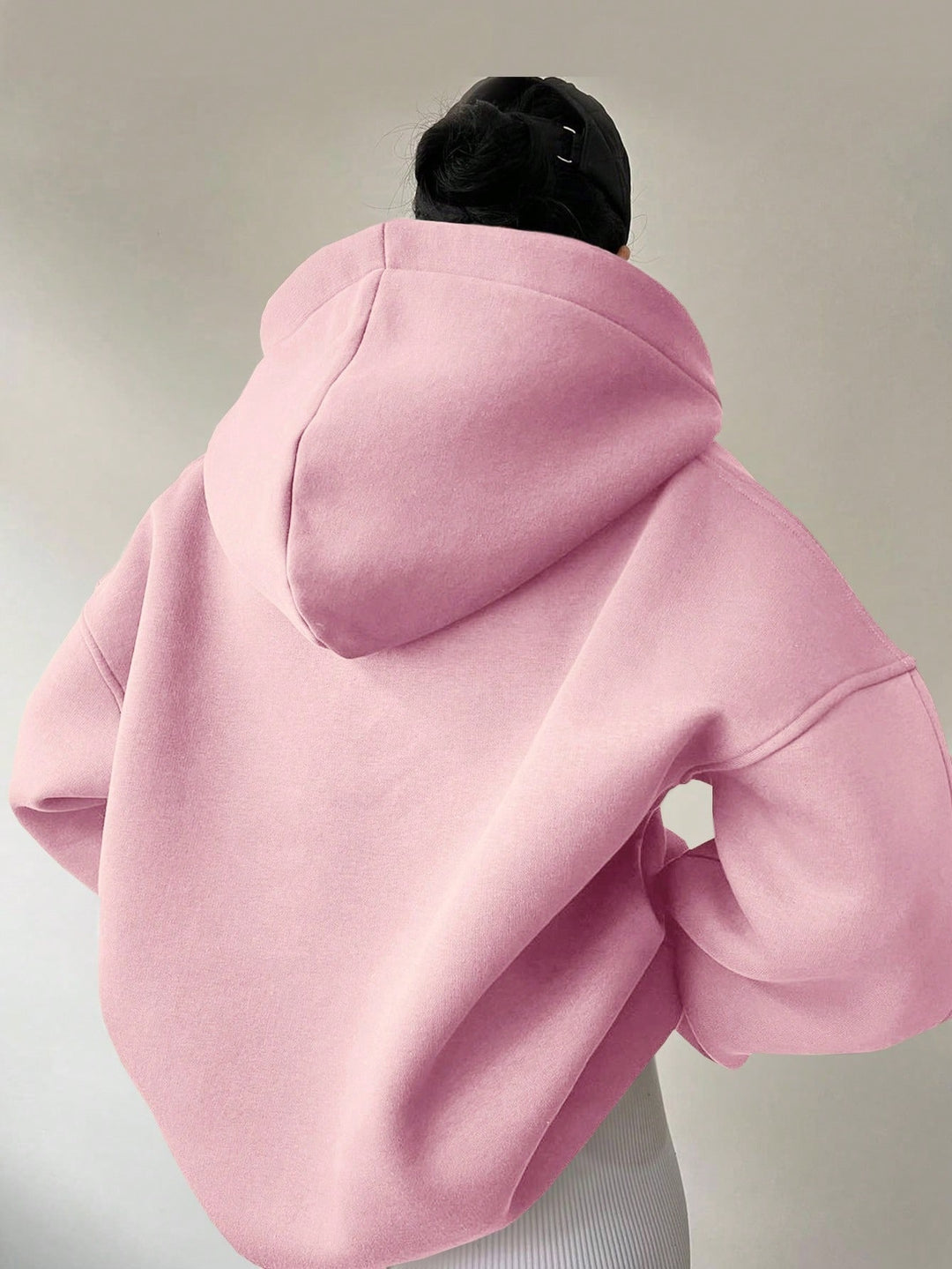 LunaEase™ – Relaxed Pullover Hooded Sweater