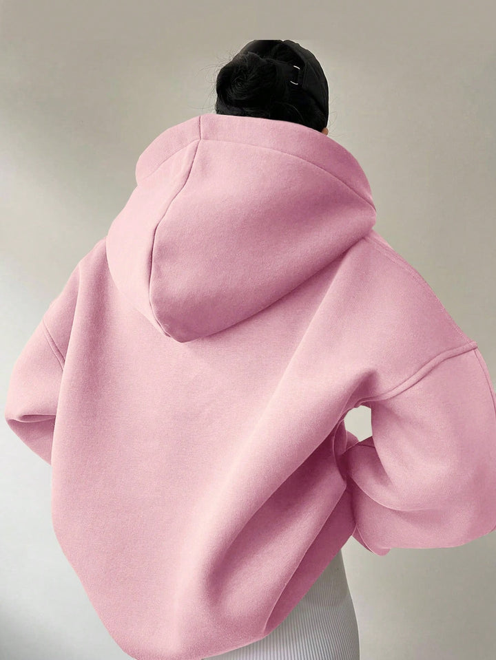 LunaEase™ – Relaxed Pullover Hooded Sweater