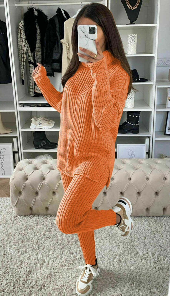 Seraphine™ – Women’s Chunky Ribbed Knit Loungewear Set