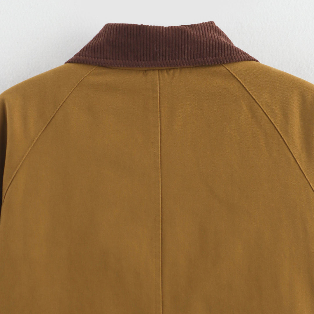 Civara™ Cotton Polo Coat Jacket – Effortless Style, Everyday Function