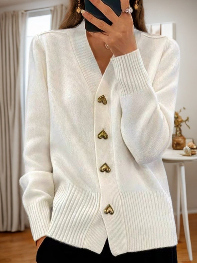 Marcelline™ – Cozy Love Button Sweater