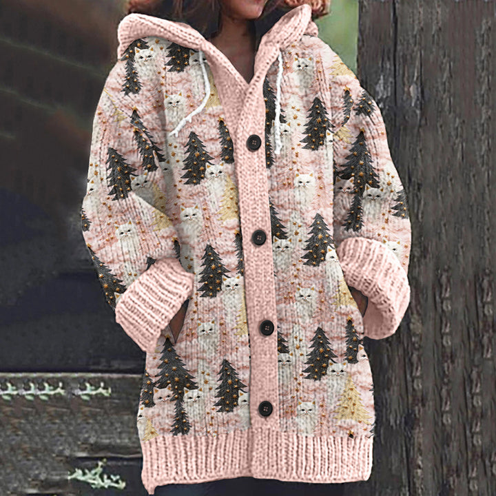 Enchanta™ | Women’s Hooded Mid-Length Sweater Coat