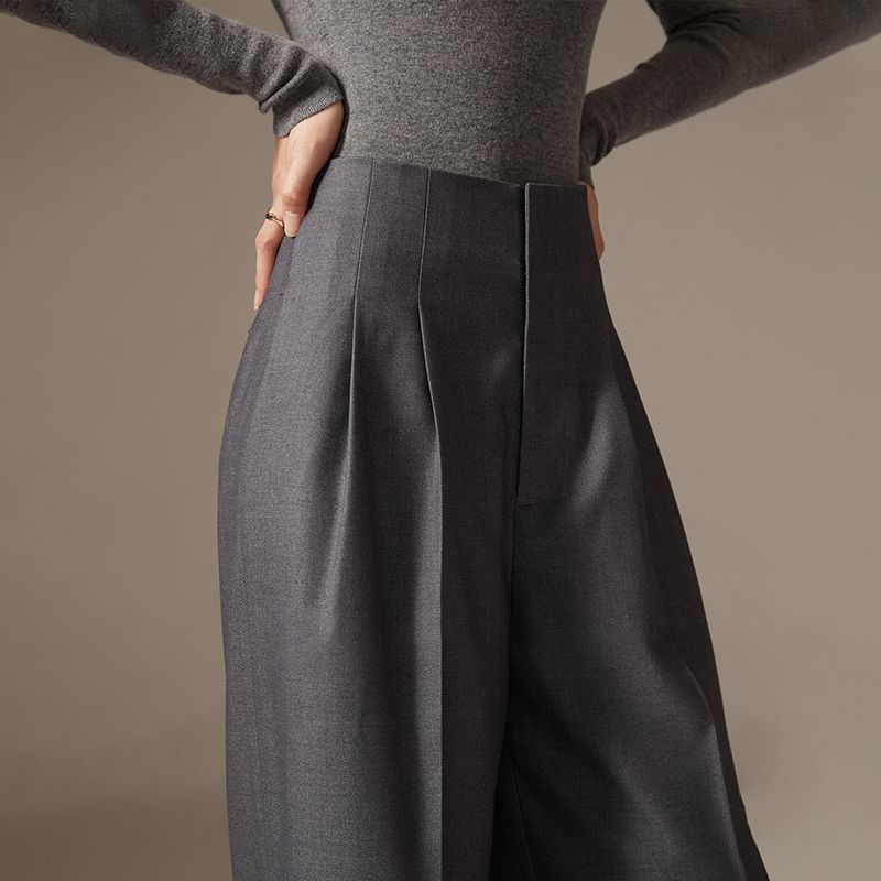 RisePetite™ – Slimming High-Waist Flow Trousers