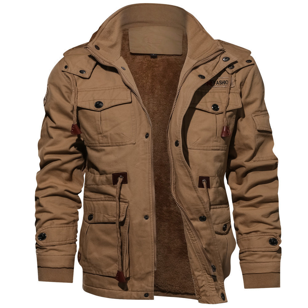 UrbanTrek™ – Detachable Man Hood Winter Jacket
