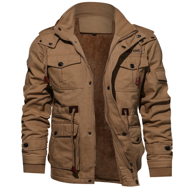 UrbanTrek™ – Detachable Man Hood Winter Jacket