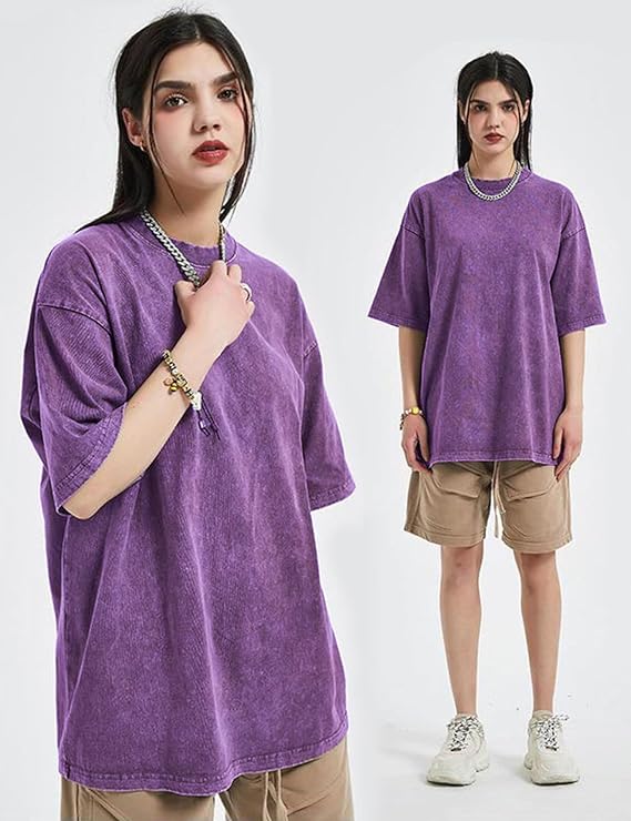 Casual Cotton Oversized Tee Set - 3-Pack