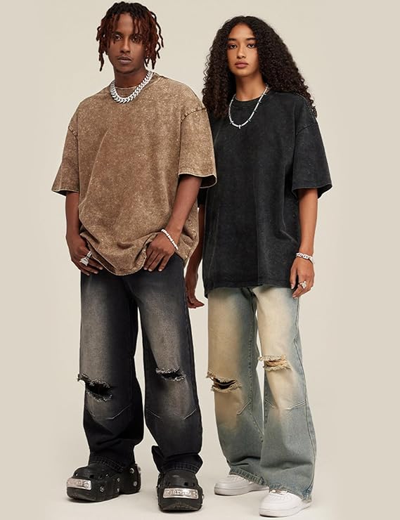 Casual Cotton Oversized Tee Set - 3-Pack