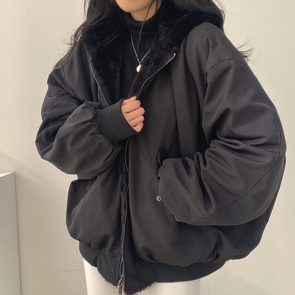 DualWarm™ – Reversible Thickened Cotton Coat